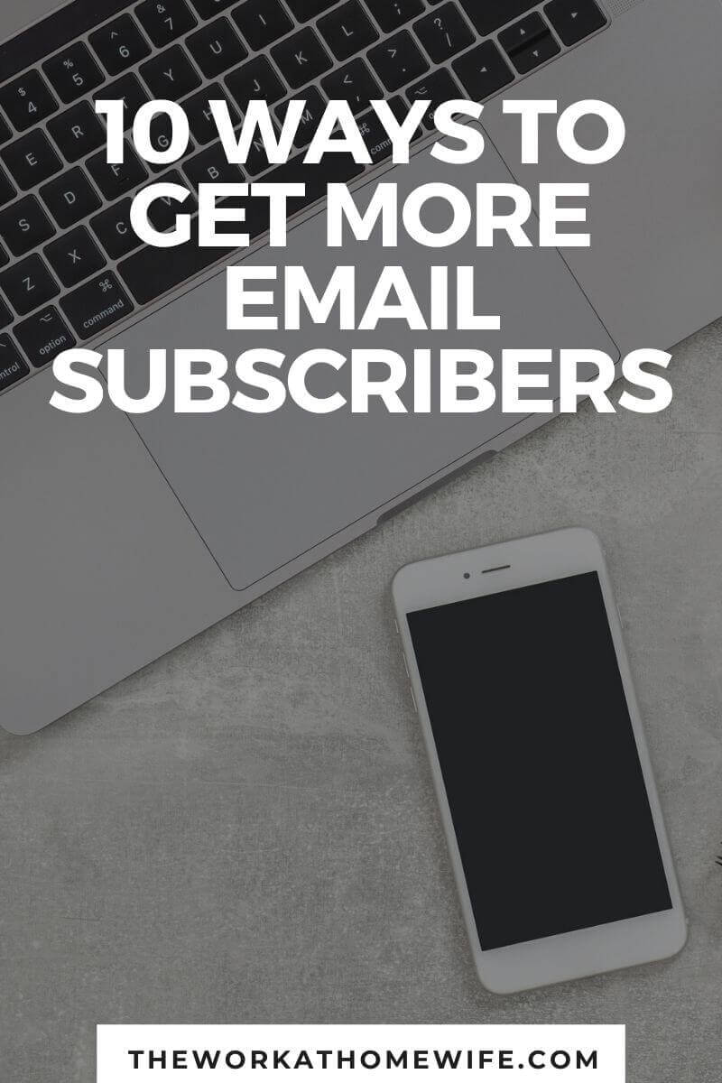 Is your email newsletter a little lonely?  Here are a few simple ways I've found success in getting more blog subscribers on a large scale.