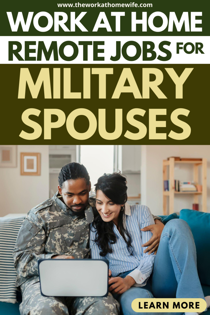 Military spouse? Check out these work-from-home jobs perfect for military spouses.