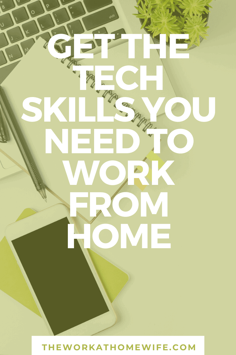 Do you feel unprepared for any type of work from home?  Here are the skills you need to learn and where you can learn them at home.