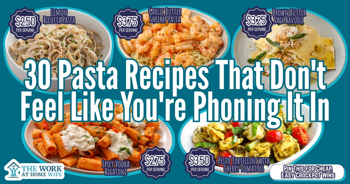 Quick pasta recipes under 20 minutes that don't feel like phoning it in. 30 easy dishes using pantry staples that taste homemade, not rushed.