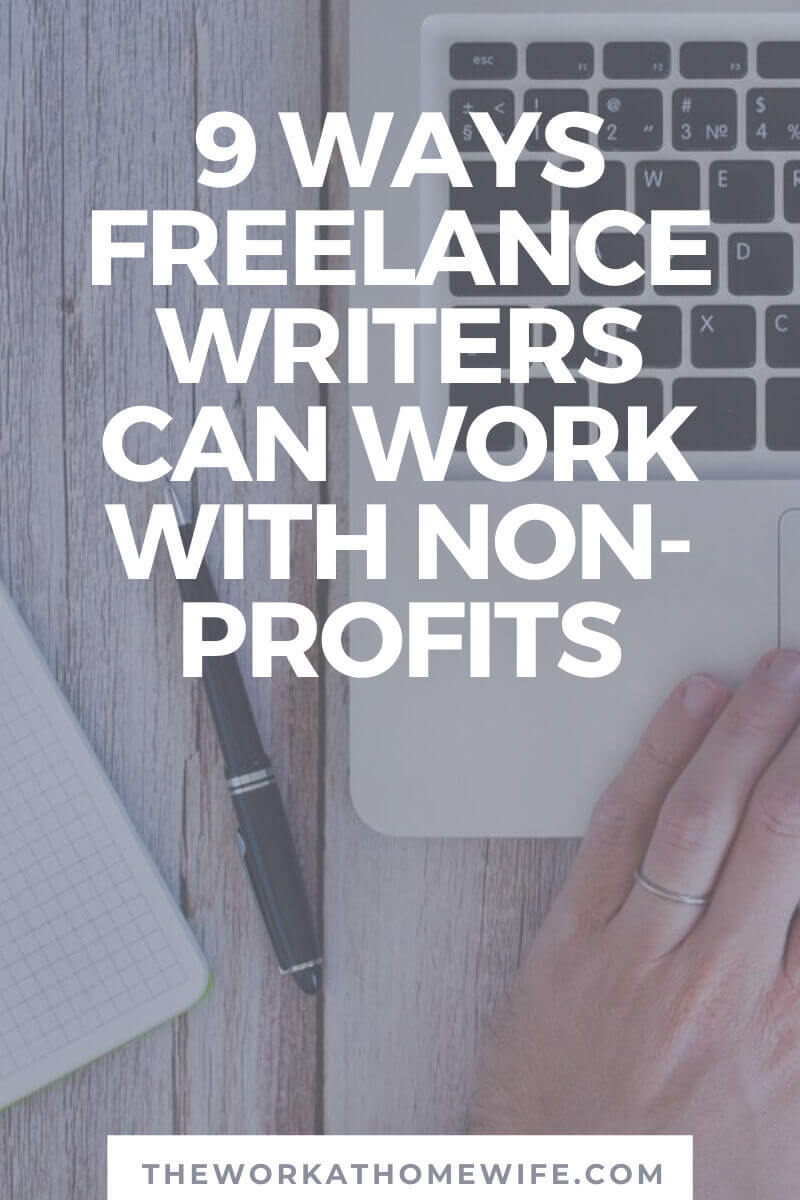 Great ways freelance writers can work with non-profits