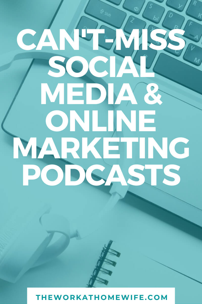Looking for a little inspiration or want to keep up with the latest trends?  Don't miss this list of podcasts on social media and online marketing.  They are perfect for bloggers and online business owners 