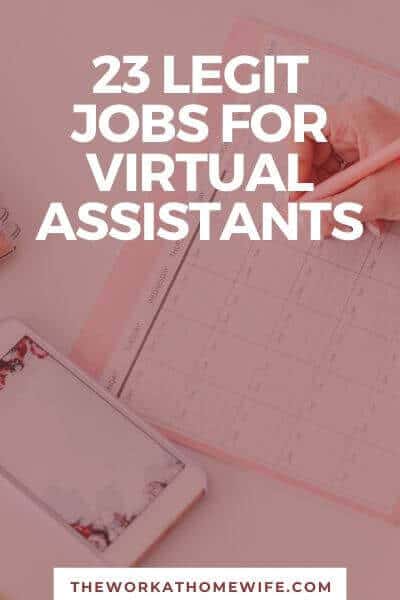 Who do you know who could use a work-at-home virtual assistant job?