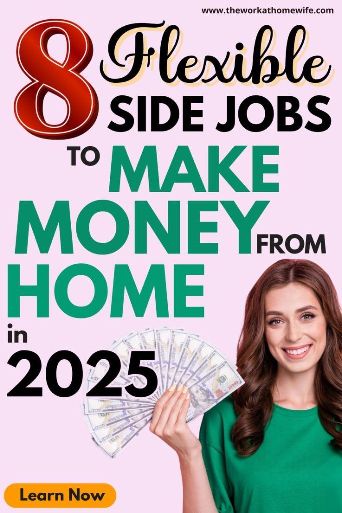 These 8 side jobs offer competitive pay and flexibility, allowing you to work from home. 