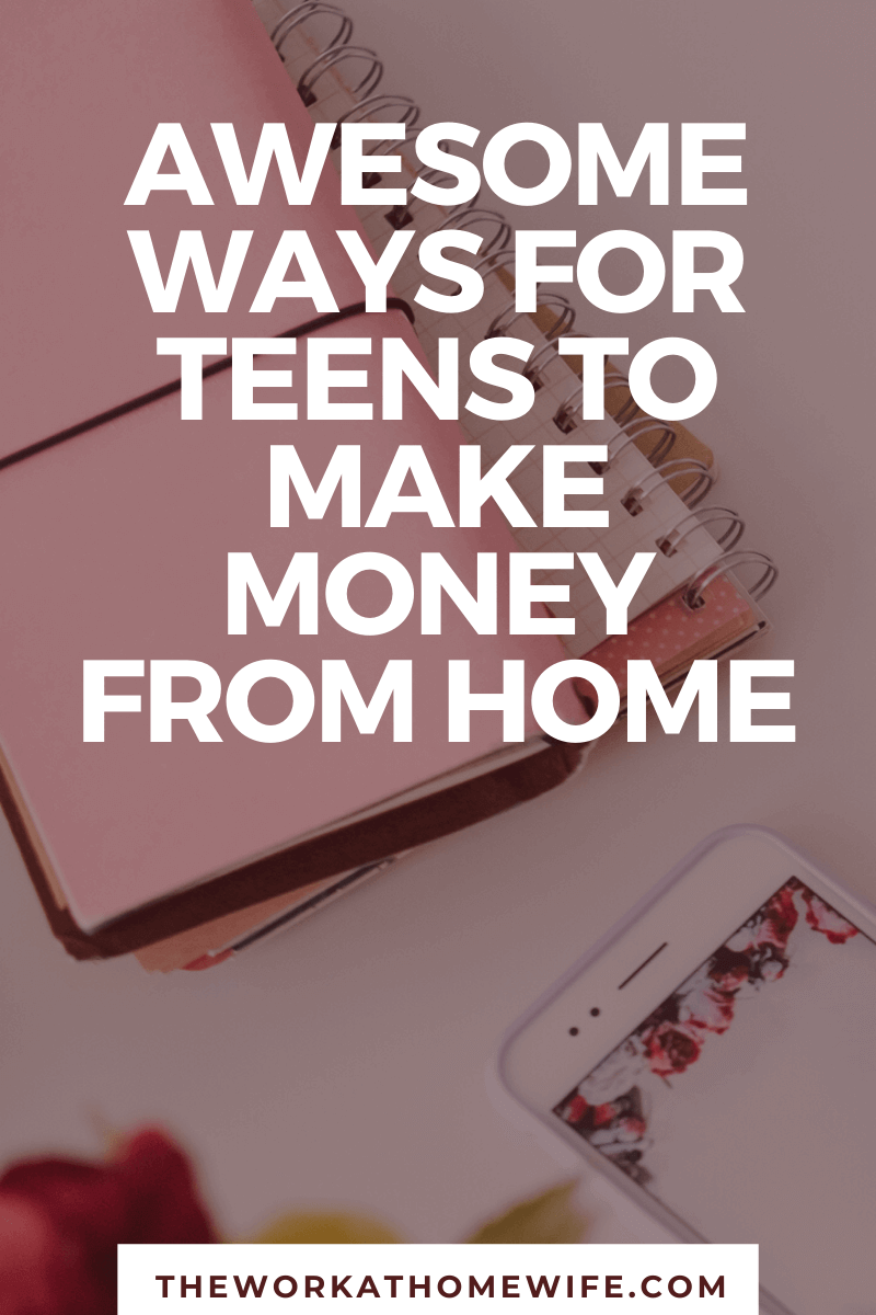 It's always a great time for teens to explore some ways to make money.  There are several ways teens can work from home and online.