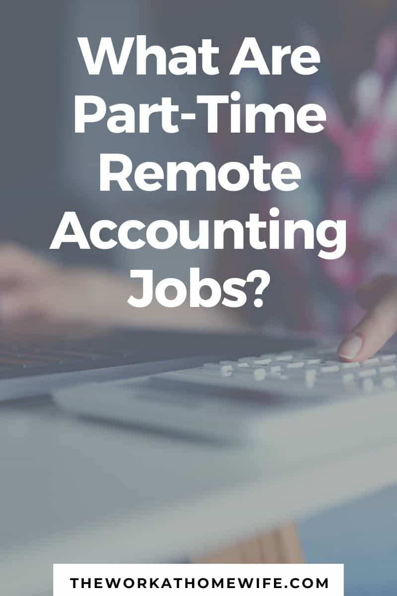part-time remote accounting jobs