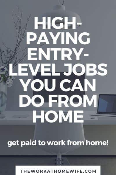 Not all work-at-home jobs are created the same. Here are some legit high-paying entry-level jobs you can do from home.
