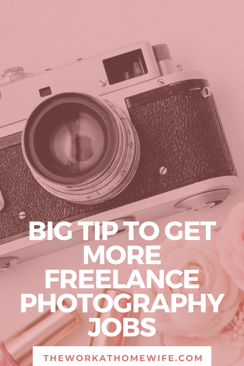 Freelance photography jobs are plentiful and increasing.
