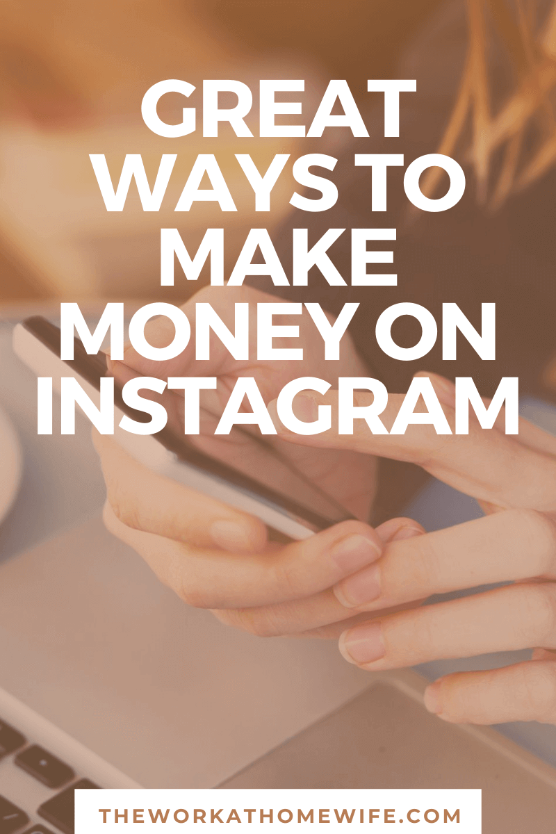 Great list of ways to make money on Instagram