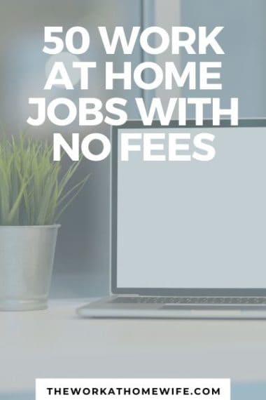 Jobs at home no fees no registration fee