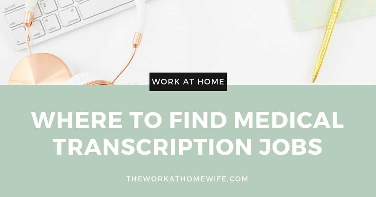 medical transcription jobs from home