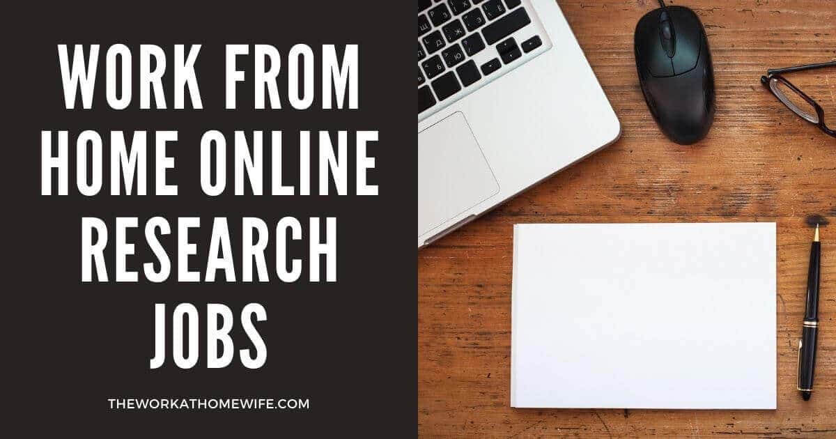 online research jobs from home