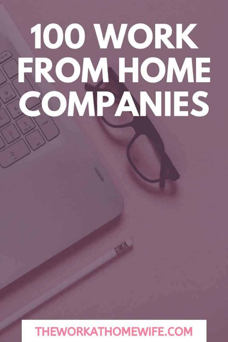 100 Legit WorkFromHome Companies