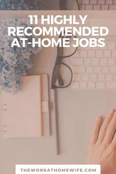 Have you ever wondered where everyone else enjoys working?  Here are 11 recommended jobs from The Work at Home Wife community that are often referred to newbies.  #worktheme #workfromhome #jobs