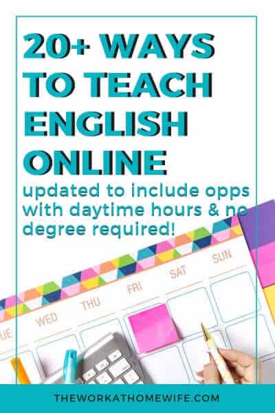 Teaching English online can be a lucrative and rewarding occupation and anyone with the necessary skills and education may seriously want to consider it. (Updated to include companies offering daytime hours & those that don't require a degree!) #workfromhome #workathomejobs #teachenglish