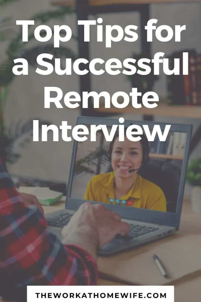 Top Tips for a Successful Remote Interview