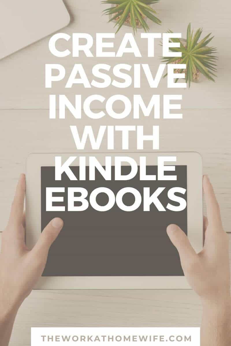 Of all the passive income ways out there, this is one of my favorites.  And publishing a book on Kindle is easy and cheap.