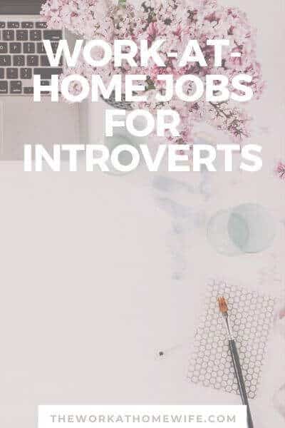 In today's post, we look at some great work-at-home jobs for introverts.  Face time and phone calls are minimal with these options.  These jobs are great for lonely and quiet people.