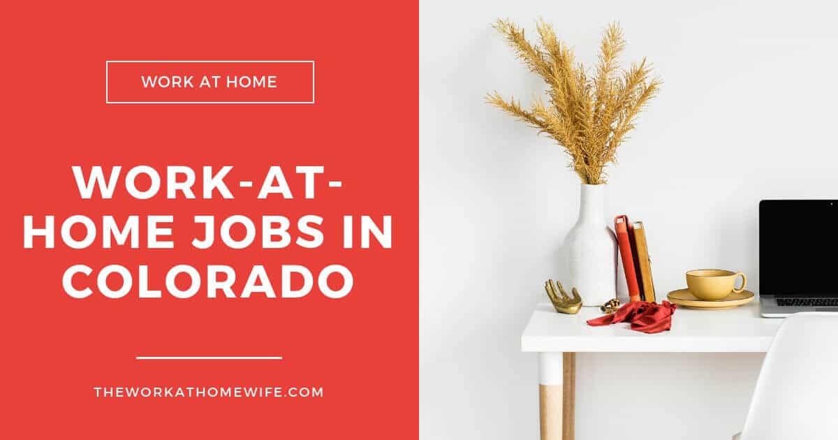 Work at Home in Colorado