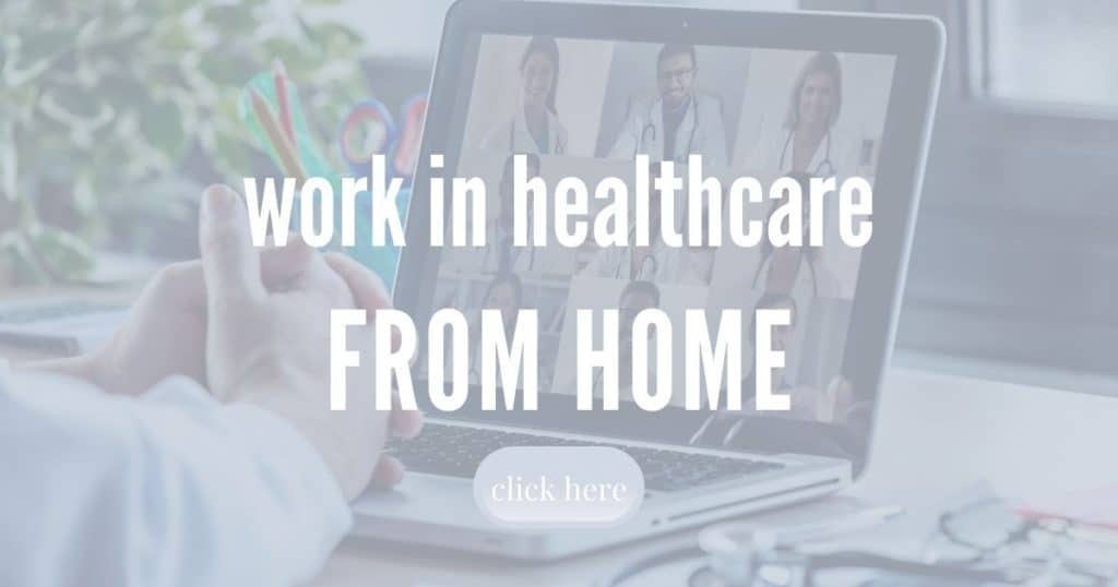 Work in healthcare from home