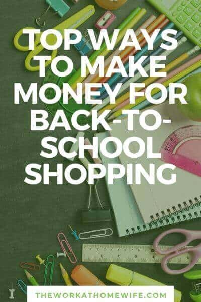 It's crunch time! Has your bank account dwindled over the summer months? Wondering how to make money for back-to-school clothes and supplies? I have the answer! #workfromhome #extramoney #workathome